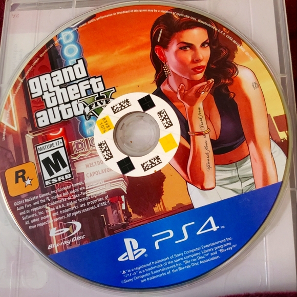 Play Station Other - Grand Theft Auto Playstation 4 Game